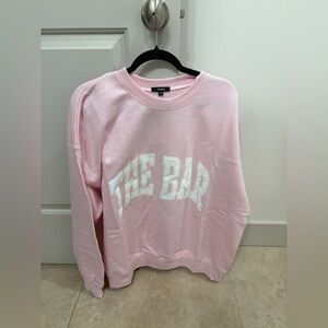 The Bar X-Large Pink Sweatshirt. 💕⚡️